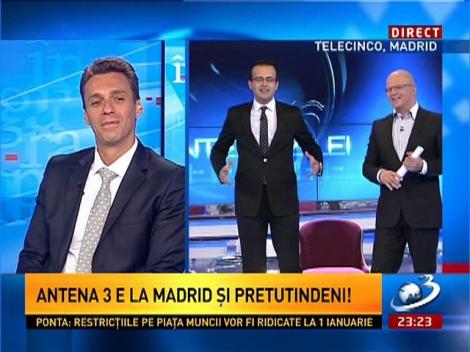 Mihai Gâdea a rămas fără pantaloni la Madrid. Află aici ce a păţit realizatorul Tv