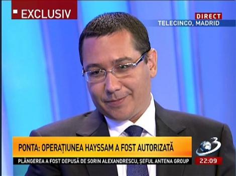 Ponta explică graba lui Băsescu de a anunţa aducerea în ţară a lui Hayssam: Îi e frică de ceea ce va spune