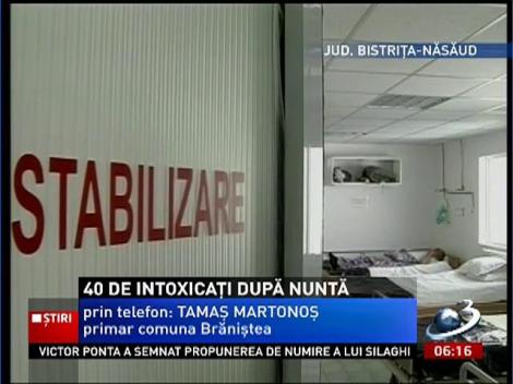 Aproape 40 de nuntaşi au ajuns direct la spital, din cauza unei toxiinfecţii alimentare