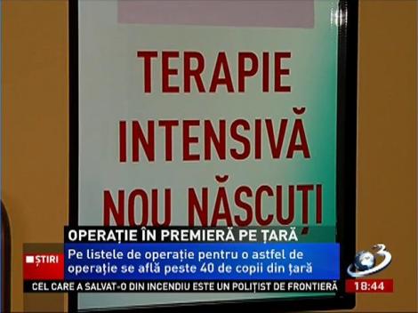 Operaţie în premieră în România