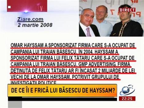 Implicarea lui Băsescu în încrengătura Hayssam