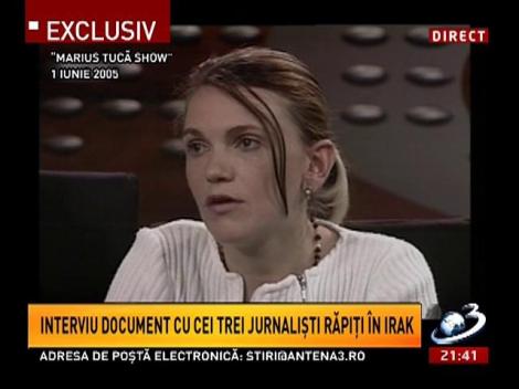 Interviu document cu cei trei jurnalişti răpiţi în Irak