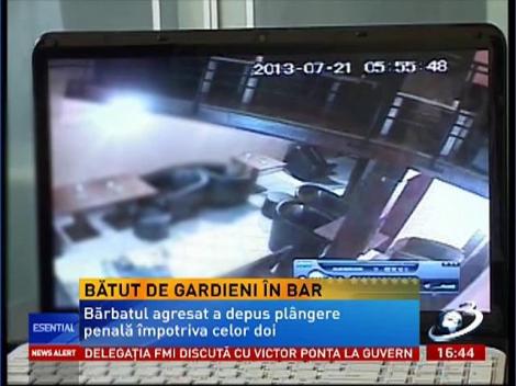 Un bărbat din Miercurea Ciuc, bătut de gardieni în bar
