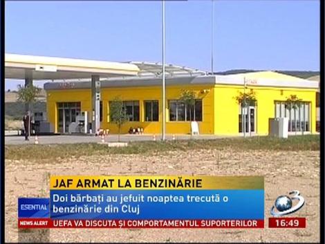 Jaf armat la o benzinărie din Cluj