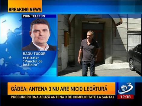 Radu Tudor, despre acţiunea DNA: Ceea ce îl deranjează pe Băsescu este Antena 3!
