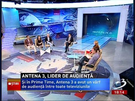 Antena 3, lider de audienţă