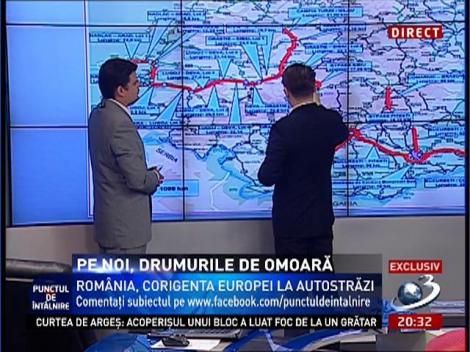 Punctul de Întâlnire: Dan Şova, prezintă în premieră harta autostrăzilor asumate de USL pentru finalizare în 2016.