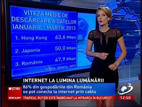 Românii sunt conectacţi la internet, dar au WC-ul în curte