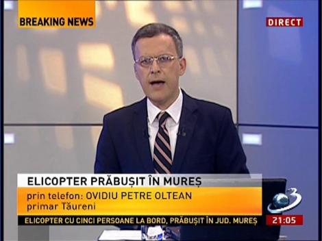 Tragedie aviatică! Elicopter prăbușit în Mureș