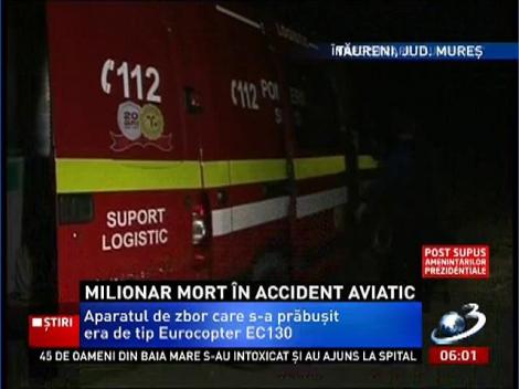 Omul de afaceri Sorin Ţerbea a murit în tragedia din Mureş