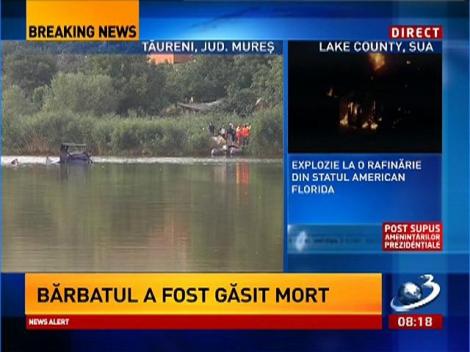 A fost găsit cel de-al cincilea cadavru al tragediei din aviatice din Mureş. Trupul aflat la 10 metri de epavă