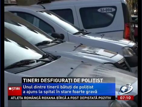 Polițist din Câmpia Turzii, împreună cu fiul acestuia au desfigurat 3 tineri