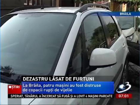 După ce s-a încins la temperaturi sahariene, a venit potopul peste România. Străzile s-au transformat în lacuri