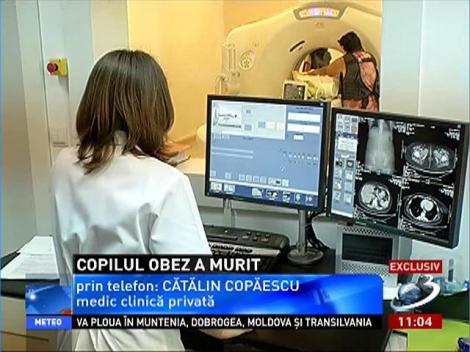 Medicul Cătălin Copăcescu, despre moartea copilului obez