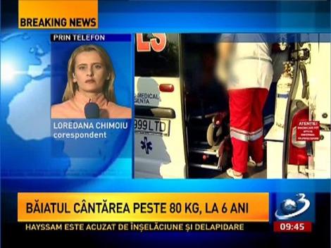 Alexandru, băieţelul care suferea de obezitate, a murit