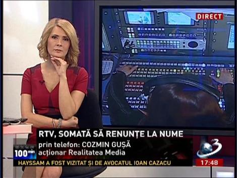 RTV, somată să renunțe la nume