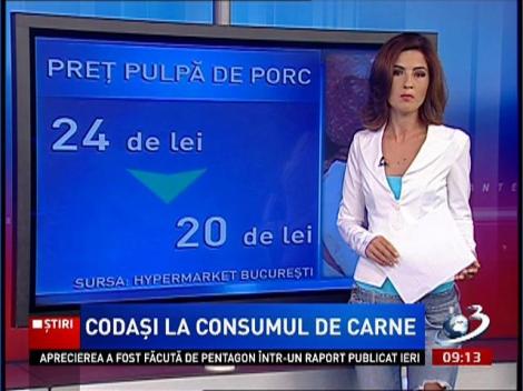 Suntem codașii Europei la consumul de carne