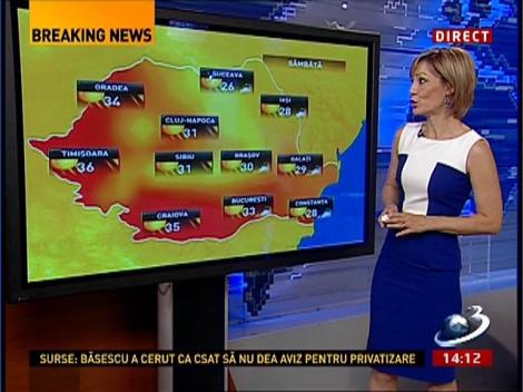 Canicula revine în România