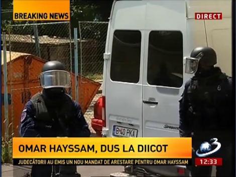 Omar Hayssam a fost dus la DIICOT