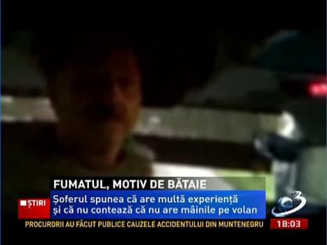 Un șofer al unui autocar a sărit la bătaie pentru că un pasager i-a cerut să nu mai fumeze și să fie atent la drum