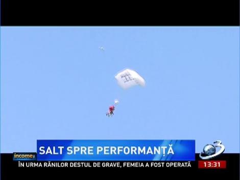 A patra provocare Income Challenge: paraşutism