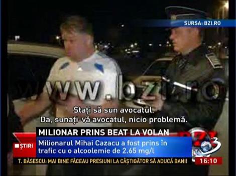 Milionar prins beat la volan