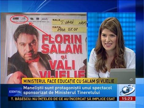 Florin Salam şi Vali Vijelie cântă pe bani publici. Maneliştii sunt protagoniştii unui concert susţinut de Ministerul Tineretului