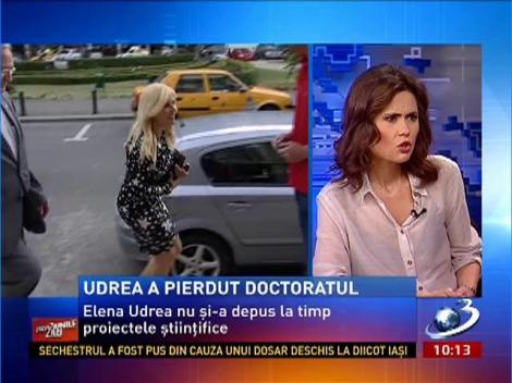 Elena Udrea, exmatriculată de la doctorat