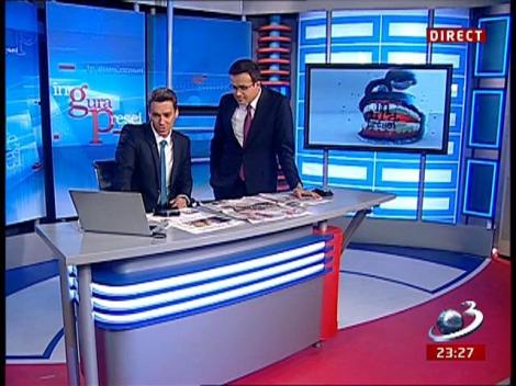 Mircea Badea şi Mihai Gâdea, împreună la emisiunea În gura presei