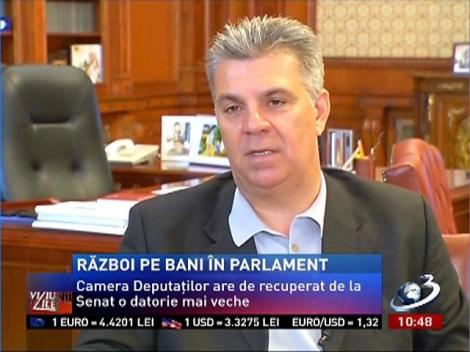 Constrânşi de bugetul de criză din acest an, parlamentarii au ajuns să se certe pe bani