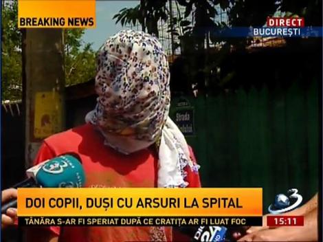 Tragicomedie made in Bucureşti. Au ajus la spital după ce au fost arşi cu ulei încins