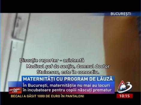 Copii născuţi prematur, imposibil de îngrijit în maternităţile bucureştene