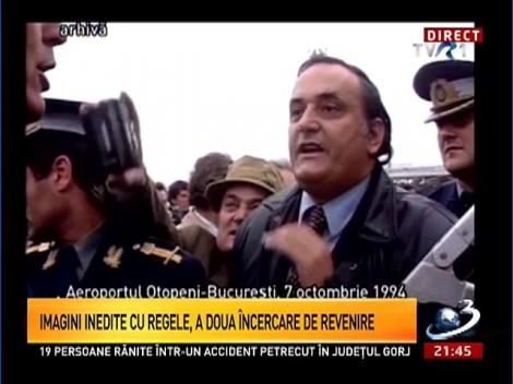 Imagini inedite cu Regele Mihai! A doua încercare de revenire în ţară