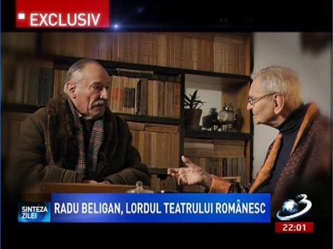 Lordul teatrului românesc, Radu Beligan, recită o baladă