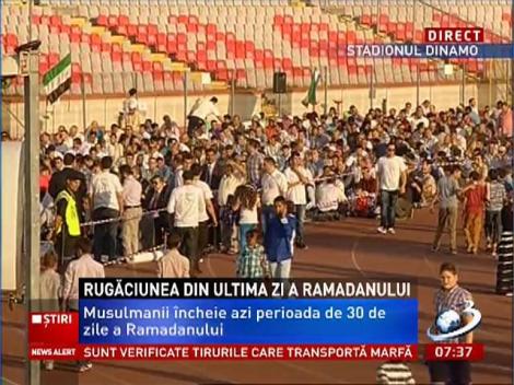 Ultima zi a Ramadanului, pe stadion