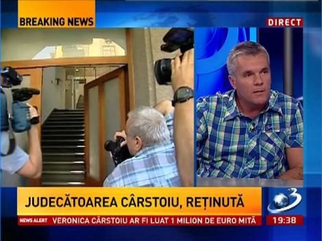 Judecătoare Cîrstoiu, reţinută