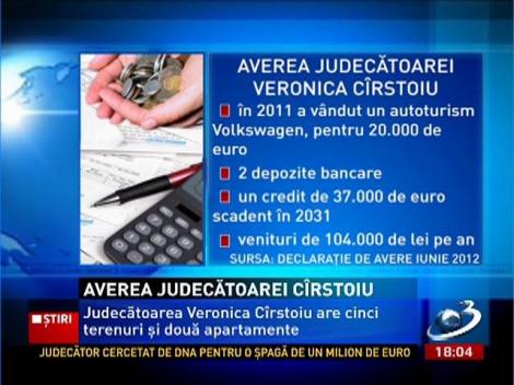 Averea judecătoarei Cîrstoiu