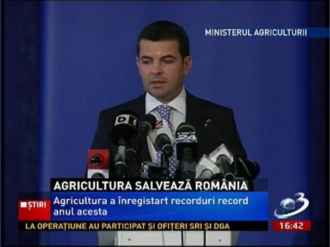 Agricultura salvează România
