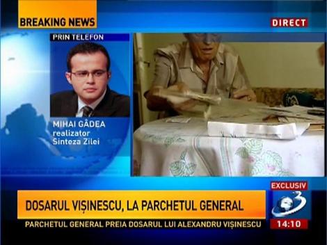 Mihai Gâdea: Pentru România şi pentru cei care s-au împotrivit regimului comunist , domnul Vişinescu a fost un fel de Eichmann