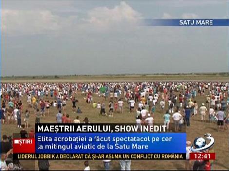 Maeştrii aerului, show inedit