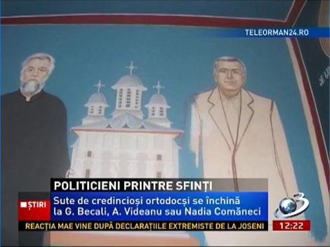 Politicieni şi personalităţi printre sfinţi, în bisericile din România