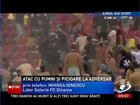Mihnea Ionescu, lider galerie FC Dinamo, despre bătaia din tribune