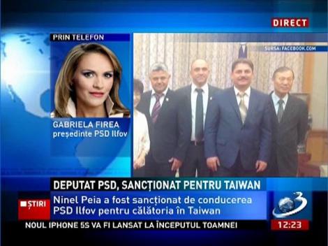 Deputat PSD, sancţionat pentru Taiwan