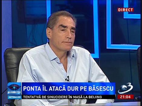Subiectiv: Ponta, atac dur la Băsescu