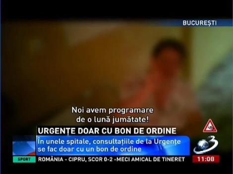 Consultații doar cu bon de ordine. Se întâmplă la Spitalul Marie Curie din Capitală