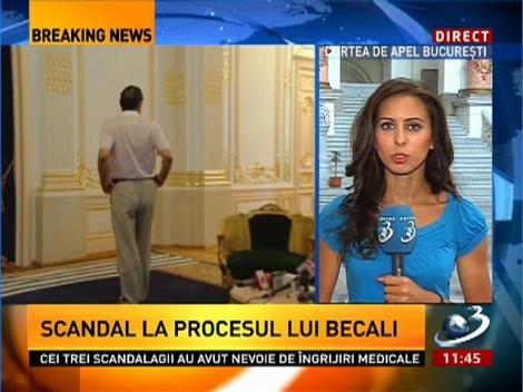 Scandal la procesul lui Gigi Becali