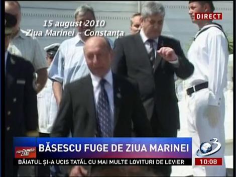 Băsescu, marele absent de la Ziua Marinei