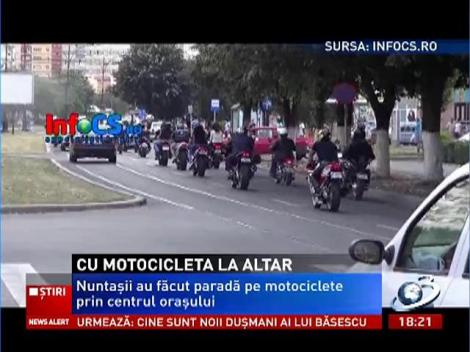 Nuntă pe două roți