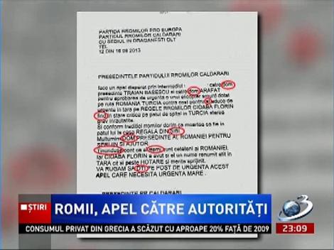 Romii, certaţi cu limba română! Cum arată comunicatul scris pentru Traian Băsescu şi Raed Arafat