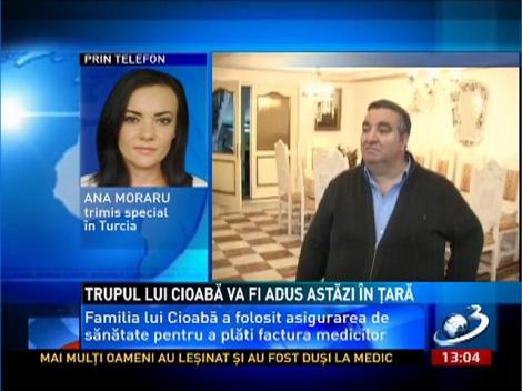 Familia lui Cioabă a folosit asigurarea de sănătate pentru a plăti factura medicilor